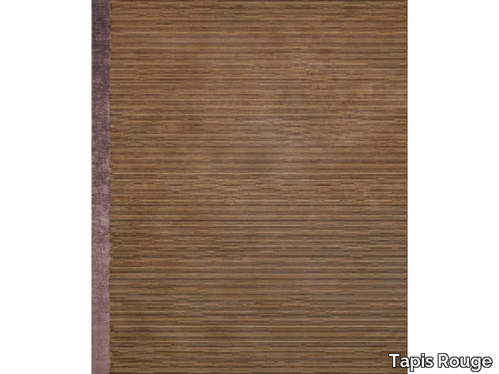 BRETON PURPLE - Rectangular handmade rug _ Tapis Rouge