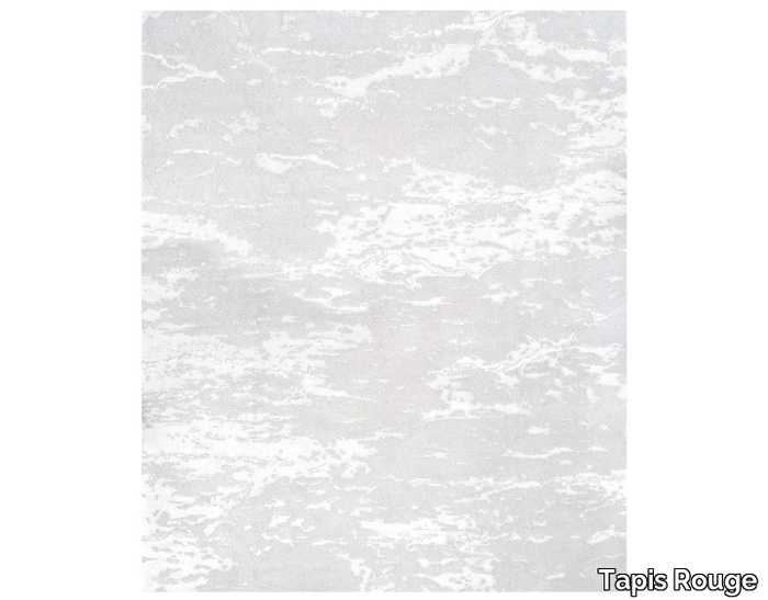 SEVEN WHITE - Rectangular handmade rug _ Tapis Rouge