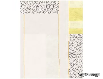 FIELD - Handmade rectangular rug _ Tapis Rouge