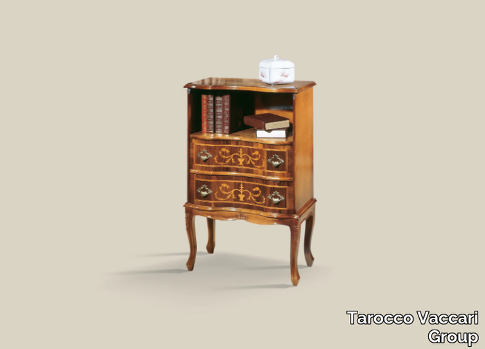 011 - Wooden bedside table with drawers _ Tarocco Vaccari Group