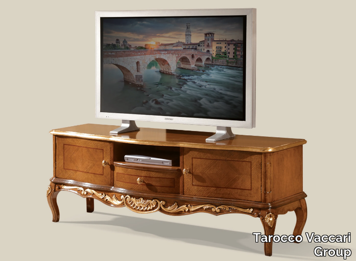 1211 - Wooden TV cabinet with drawers with doors _ Tarocco Vaccari Group