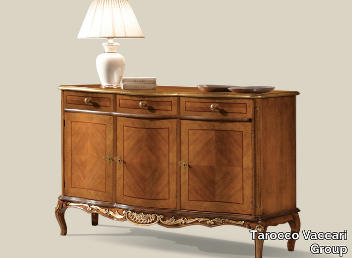 1216 - Wooden sideboard with doors with drawers _ Tarocco Vaccari Group