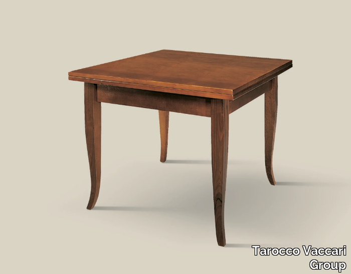 1699/100 - Square extending wooden table _ Tarocco Vaccari Group