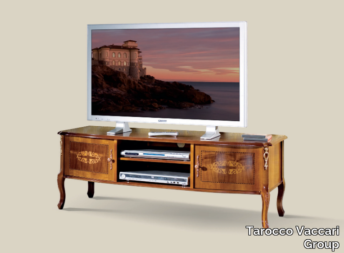 4320 - Wooden TV cabinet with doors _ Tarocco Vaccari Group