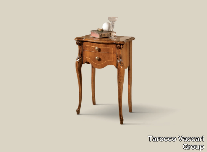 5420 - Rectangular wooden bedside table with drawers _ Tarocco Vaccari Group