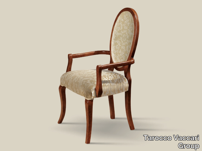 MS-173/C - Medallion fabric chair with armrests _ Tarocco Vaccari Group