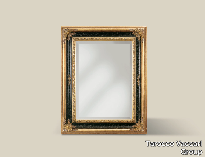 SP6672 - Rectangular framed wooden mirror _ Tarocco Vaccari Group