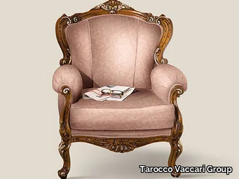 5132 - Fabric armchair with armrests _ Tarocco Vaccari Group