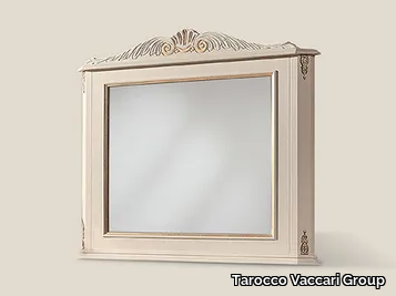 5141 - Framed rectangular wooden mirror _ Tarocco Vaccari Group