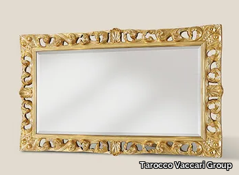 71000 - Framed rectangular wooden mirror _ Tarocco Vaccari Group