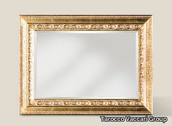 7957 - Rectangular framed wooden mirror _ Tarocco Vaccari Group