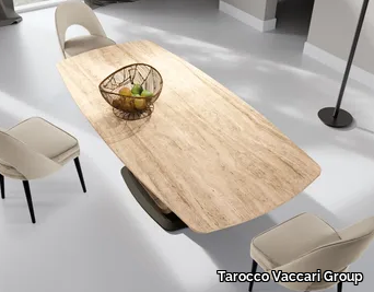 UN486-240 - Barrel-shaped wooden table _ Tarocco Vaccari Group