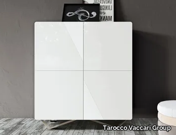 UN436-V4 - Wood and glass highboard with doors _ Tarocco Vaccari Group