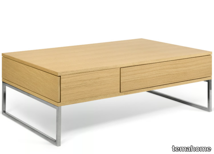 LYRA - Rectangular coffee table with storage space _ temahome