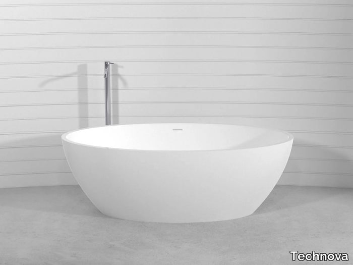 OV VATO5 - Oval Pietraluce® bathtub _ Technova