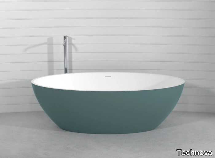 OV VATO6 - Oval Pietraluce® bathtub _ Technova