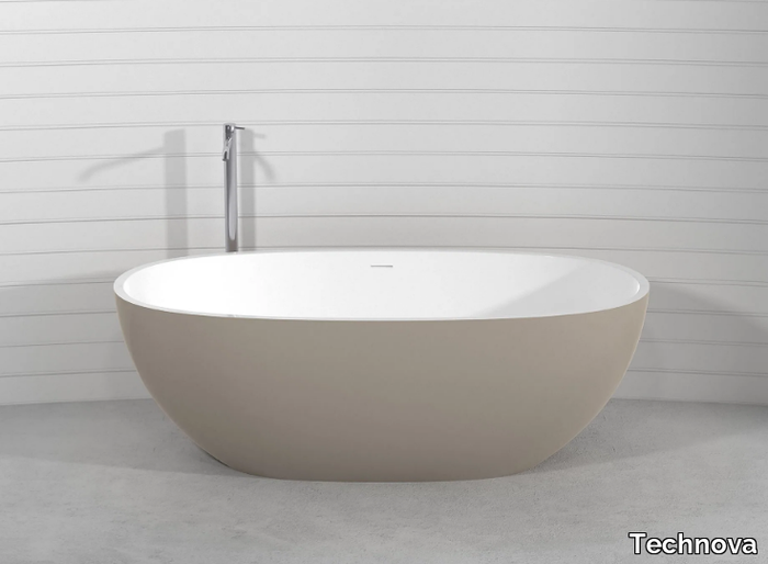 OV VATO4 - Oval Pietraluce® bathtub _ Technova