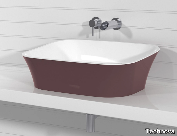 BLUMA LATBC - Countertop Pietraluce® washbasin _ Technova