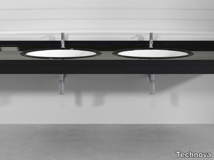 ROSSARI PLTR2 - Double custom Pietraluce® washbasin _ Technova