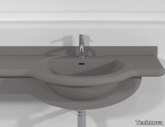 VENEZIA PLTES - Wall-mounted custom Pietraluce® washbasin _ Technova