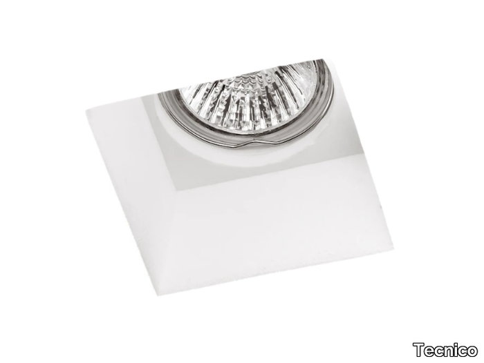 ATTICA - Recessed square plaster spotlight for false ceiling _ Tecnico