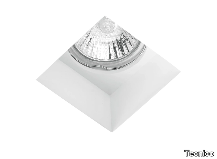 SIRIS - Recessed square plaster spotlight for false ceiling _ Tecnico