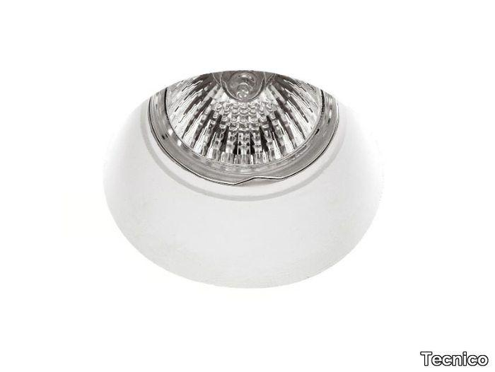 POLIS - Recessed round plaster spotlight for false ceiling _ Tecnico