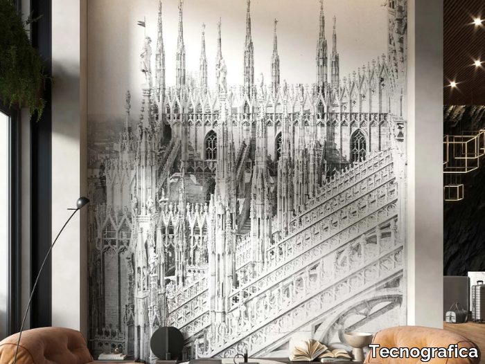 VISTA DUOMO - Fire retardant washable wallpaper _ Tecnografica