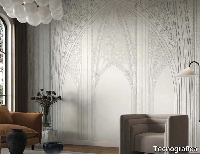 CANDOGLIA - Fire retardant washable wallpaper _ Tecnografica