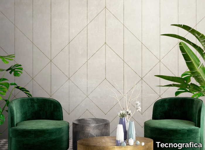 EVA - Geometric wallpaper _ Tecnografica