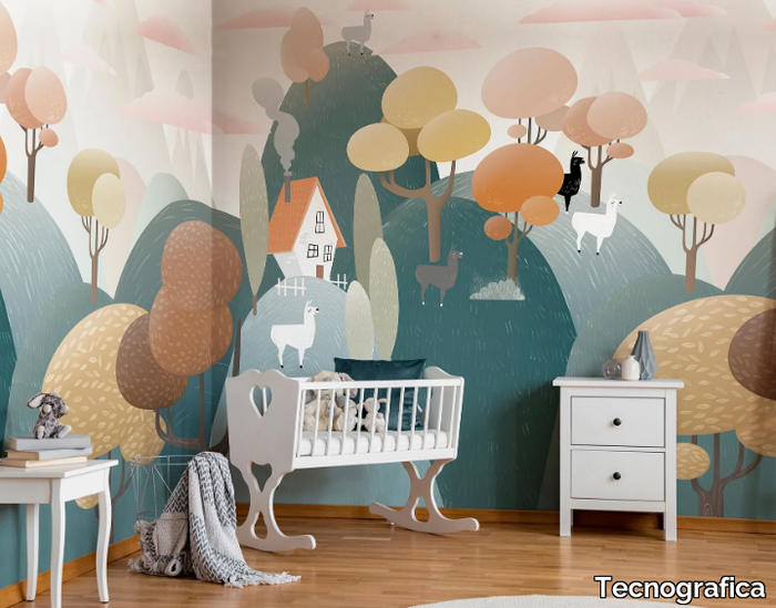 KUZCO - Landscape nonwoven wallpaper _ Tecnografica