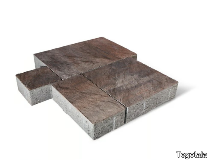 FENICE® ROCKSTONE - Concrete paving block _ Tegolaia