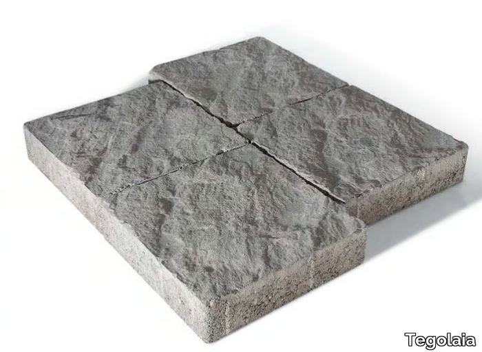 CASTIGLIA BURATTATO - Concrete paving block _ Tegolaia