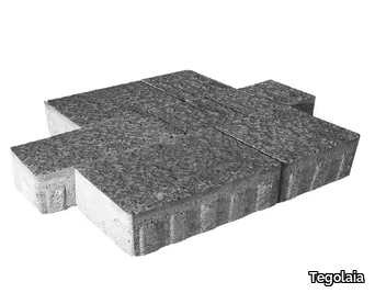 ANTICA AURELIA BURATTATO 8 - Concrete paving block _ Tegolaia