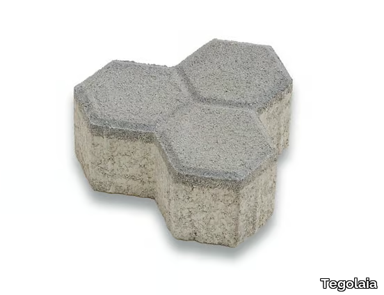 TRIESAGONO - Concrete paving block _ Tegolaia