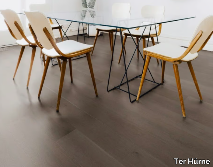 K05 OAK BASALT BROWN - 3 layers oak parquet _ Ter Hürne