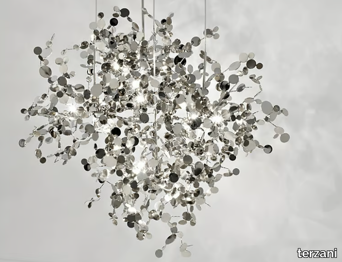 ARGENT N91 - LED or halogen metal pendant lamp _ TERZANI