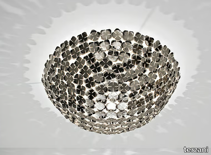 ORTEN’ZIA - Halogen metal ceiling lamp _ TERZANI