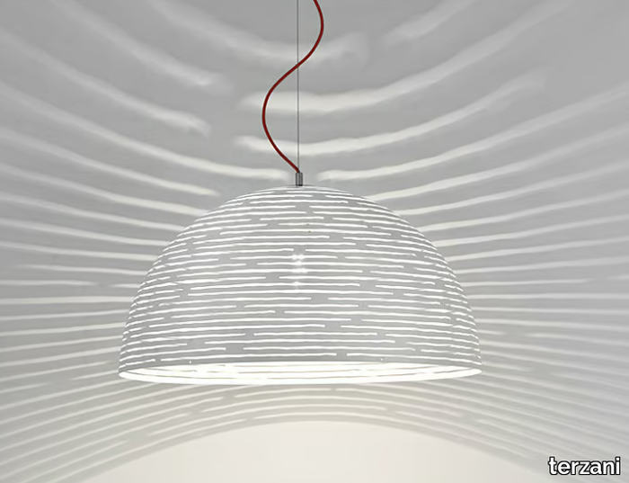 MAGDALENA - Halogen metal pendant lamp _ TERZANI