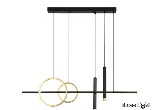 COMBO - LED steel pendant lamp _ Terzo Light
