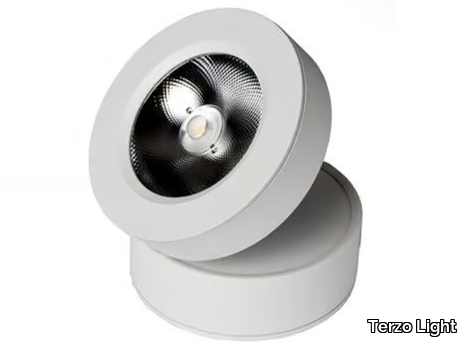 DIZI - LED adjustable aluminium ceiling lamp _ Terzo Light