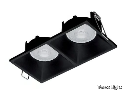 FINO 2 - Recessed LED rectangular aluminium spotlight _ Terzo Light