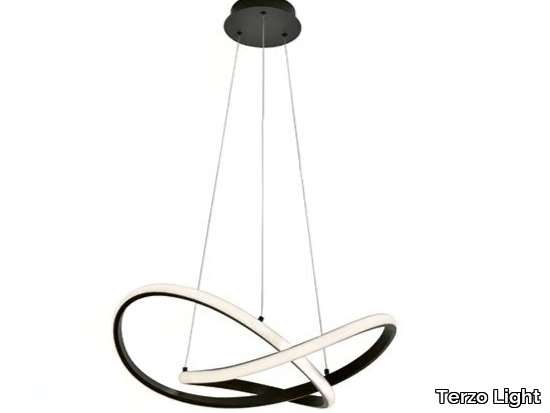 SIGMA - LED steel pendant lamp _ Terzo Light