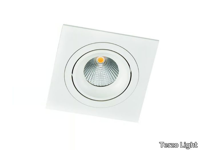 AXO S 7-10W - Recessed LED adjustable aluminium spotlight _ Terzo Light