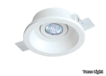 JACK 1 - LED round recessed plaster spotlight _ Terzo Light