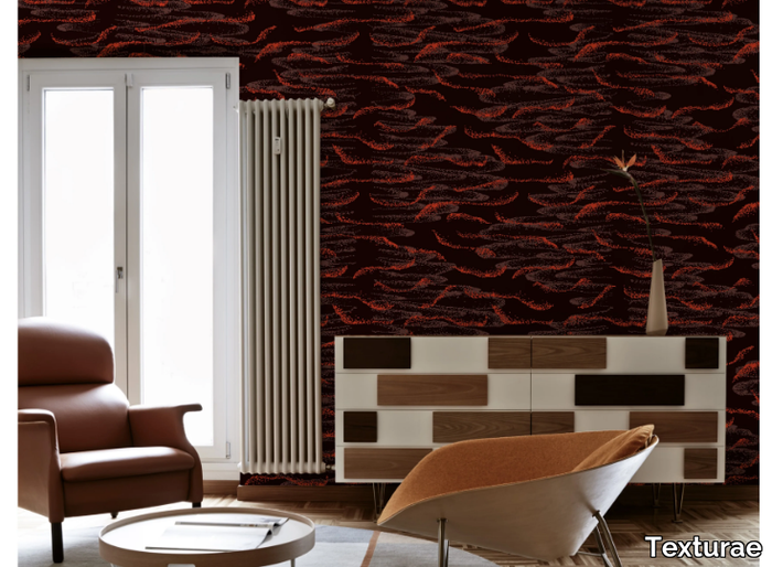 FLAMBOYANT - Motif washable wallpaper _ Texturae