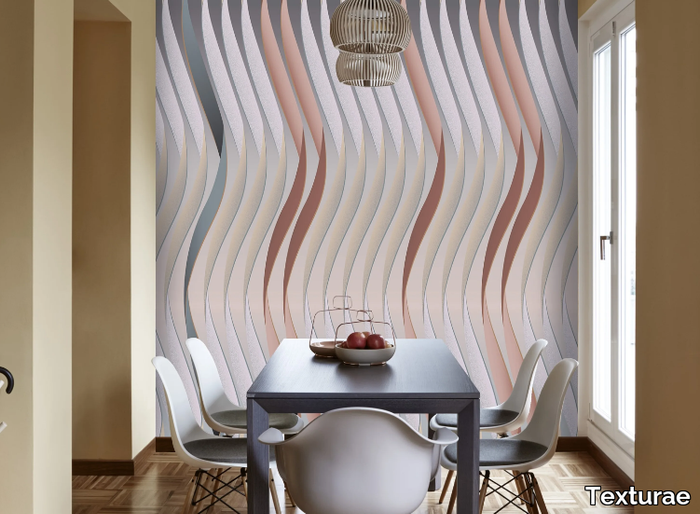 SPIRAL - Geometric washable wallpaper _ Texturae