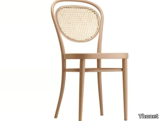 215 R - Wooden chair with seat and backrest in cane work _ Thonet