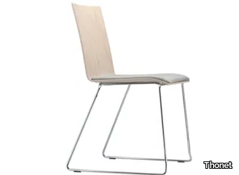 S 182 SPST - Sled base plywood chair _ Thonet