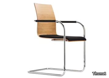 S 53 SPF - Cantilever chair with armrests _ Thonet